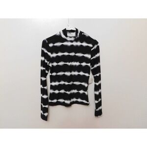 JR565 Ultra Flirt No Comment Juniors' Mock-Neck Top Size S